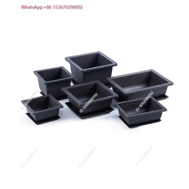 Plant Pot - 1 maceta de plástico con bandeja,