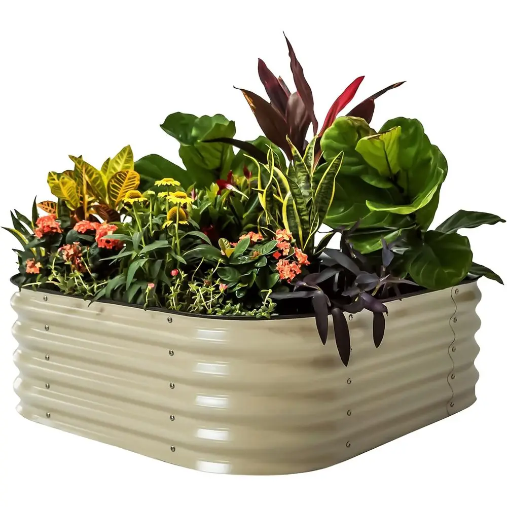 Raised Garden Bed - Kit de Jardinera Elevada de Metal