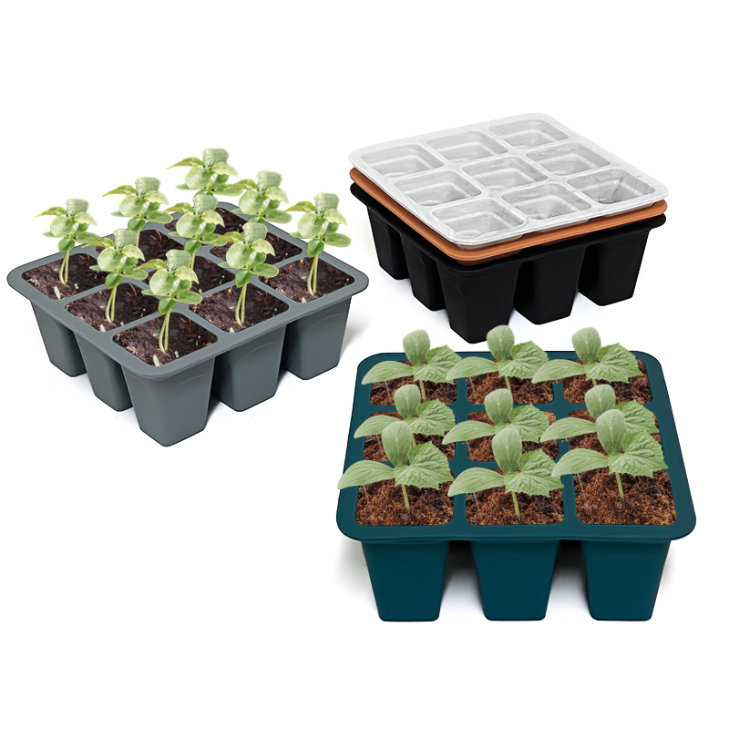 Bandeja de silicona de 9 celda - Seed Starter Tray reseña y precio