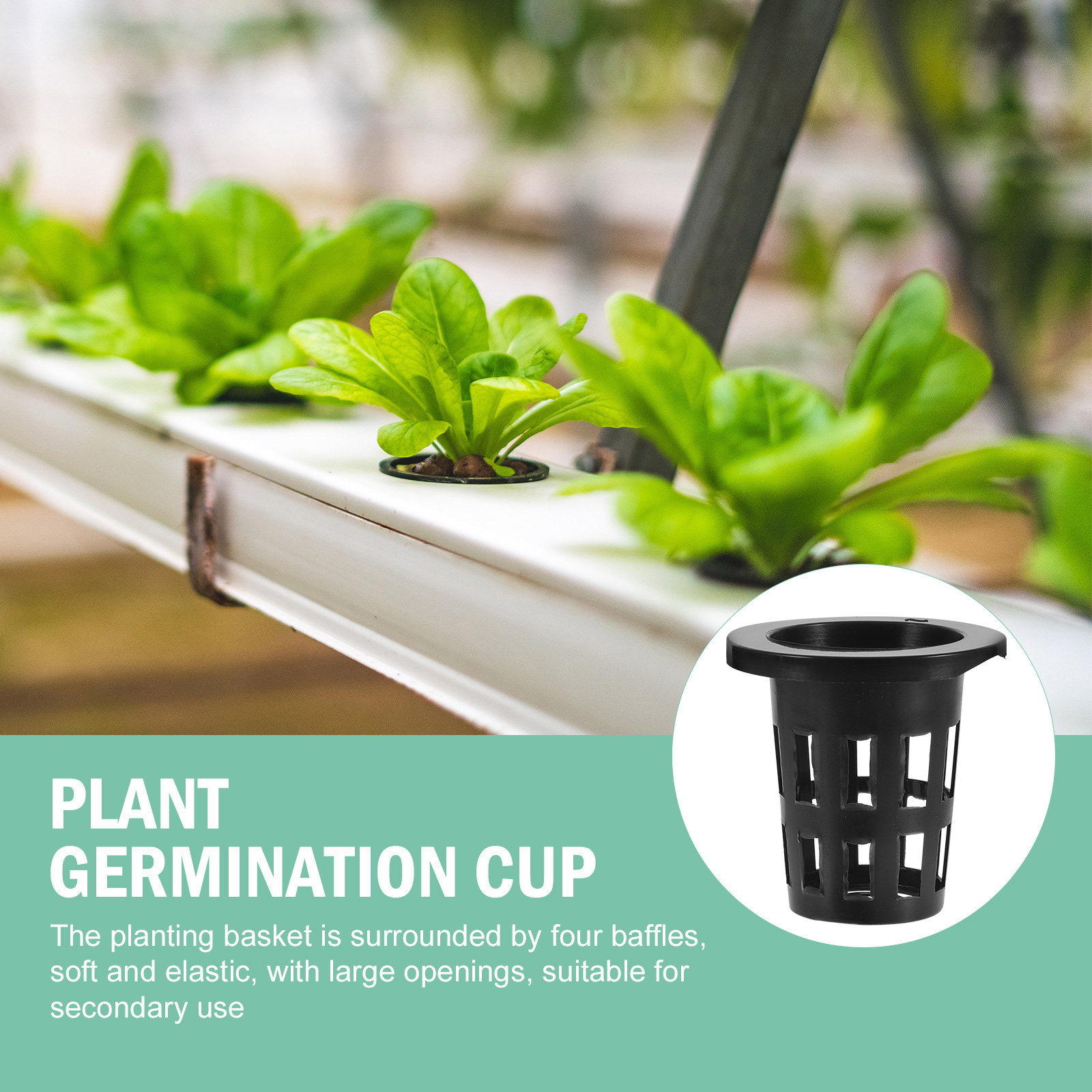 50 unidades de macetas de plás - Plant Pot reseña y precio