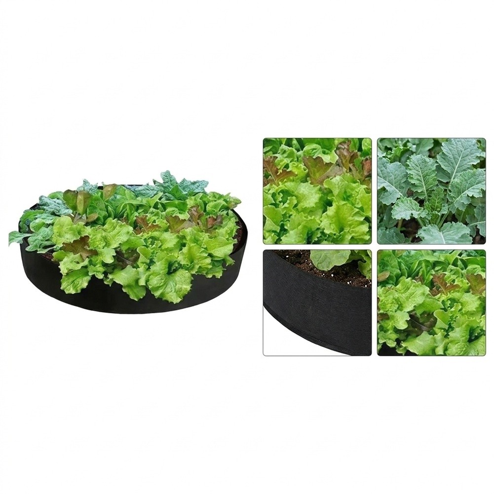 Bolsa de fieltro circular gran - Raised Garden Bed reseña y precio