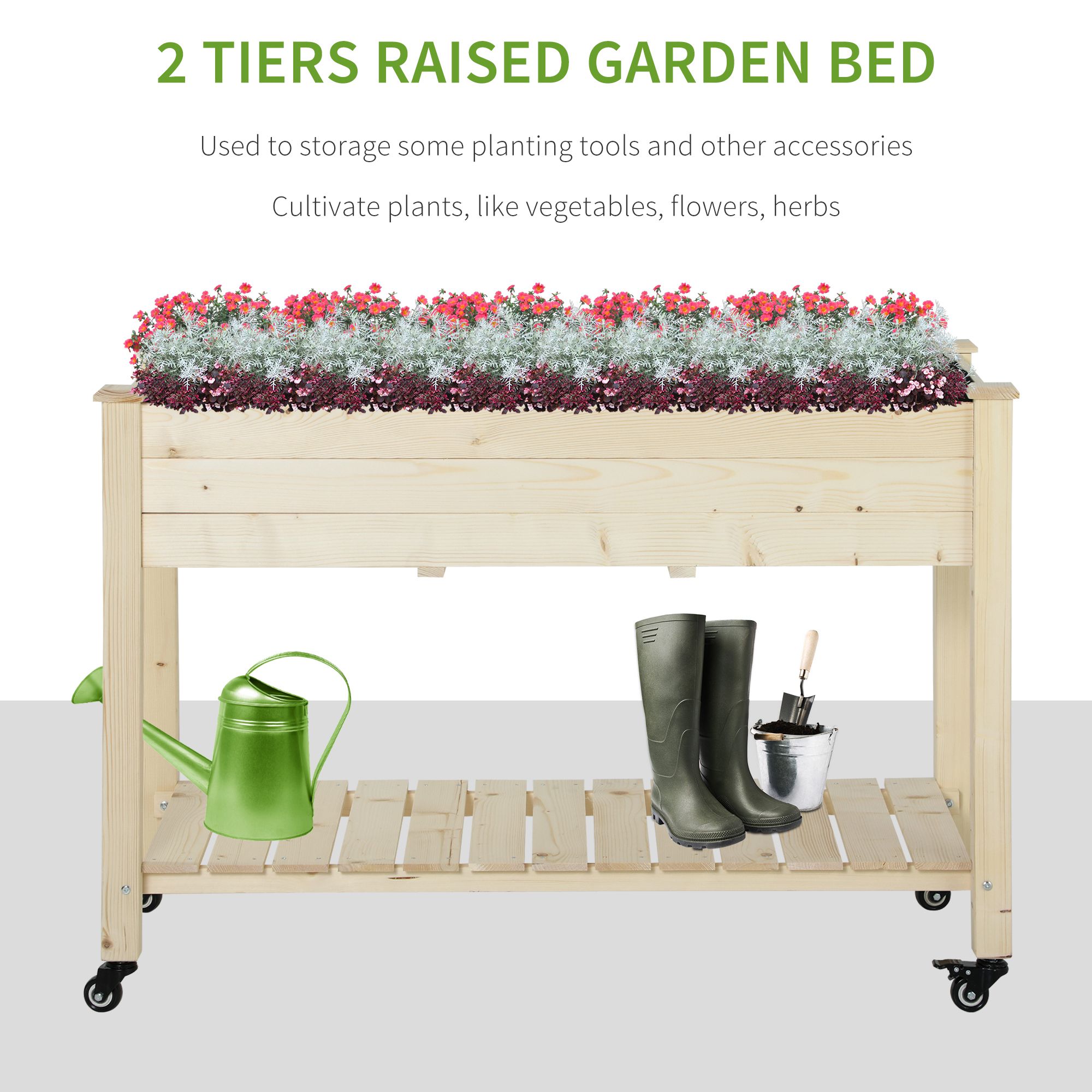 Cama de jardín elevada para in - Raised Garden Bed reseña y precio
