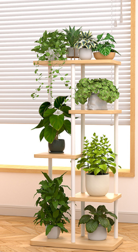 Estructura metálica y de mader - Plant Pot reseña y precio