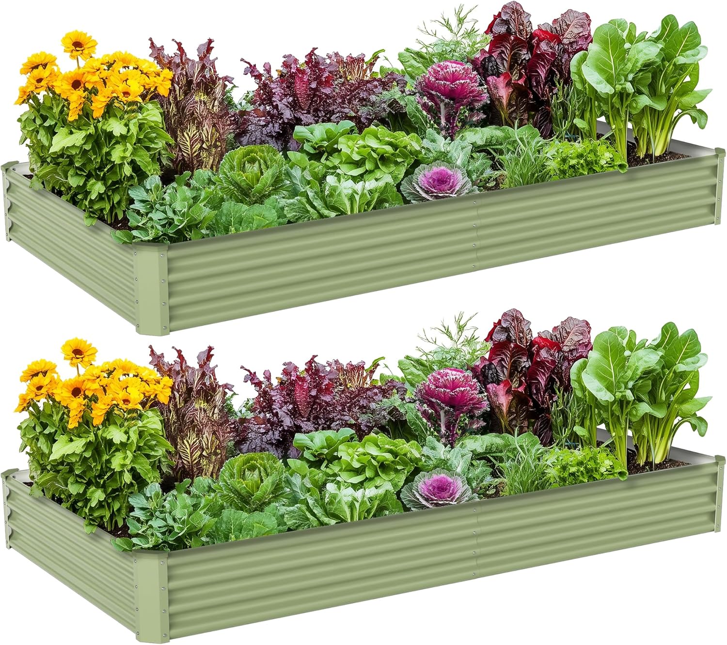 Jardinera Elevada Metálica par - Raised Garden Bed reseña y precio