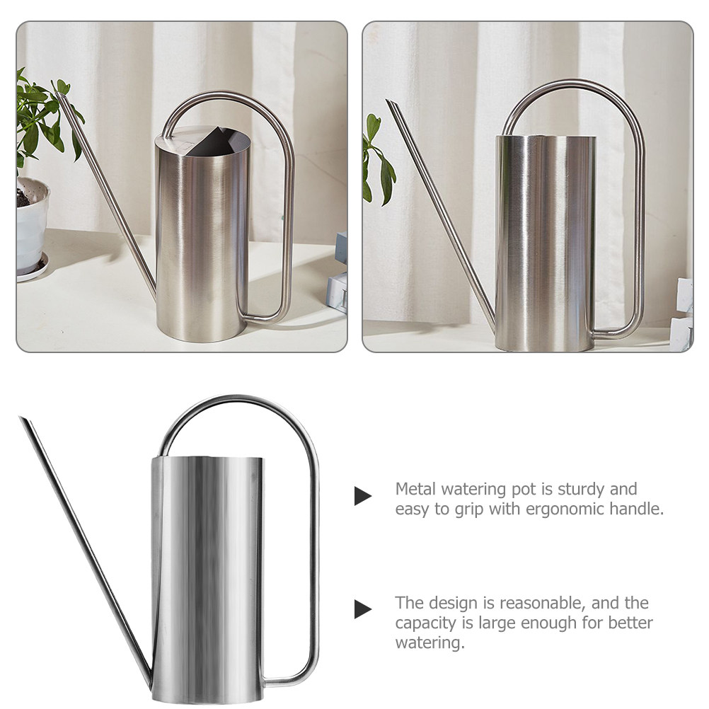 Regadera de acero inoxidable d - Watering Can reseña y precio