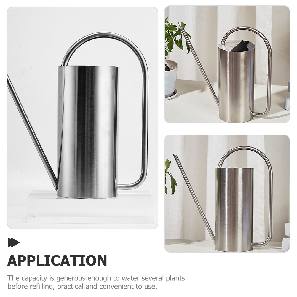 Regadera de acero inoxidable d - Watering Can reseña y precio